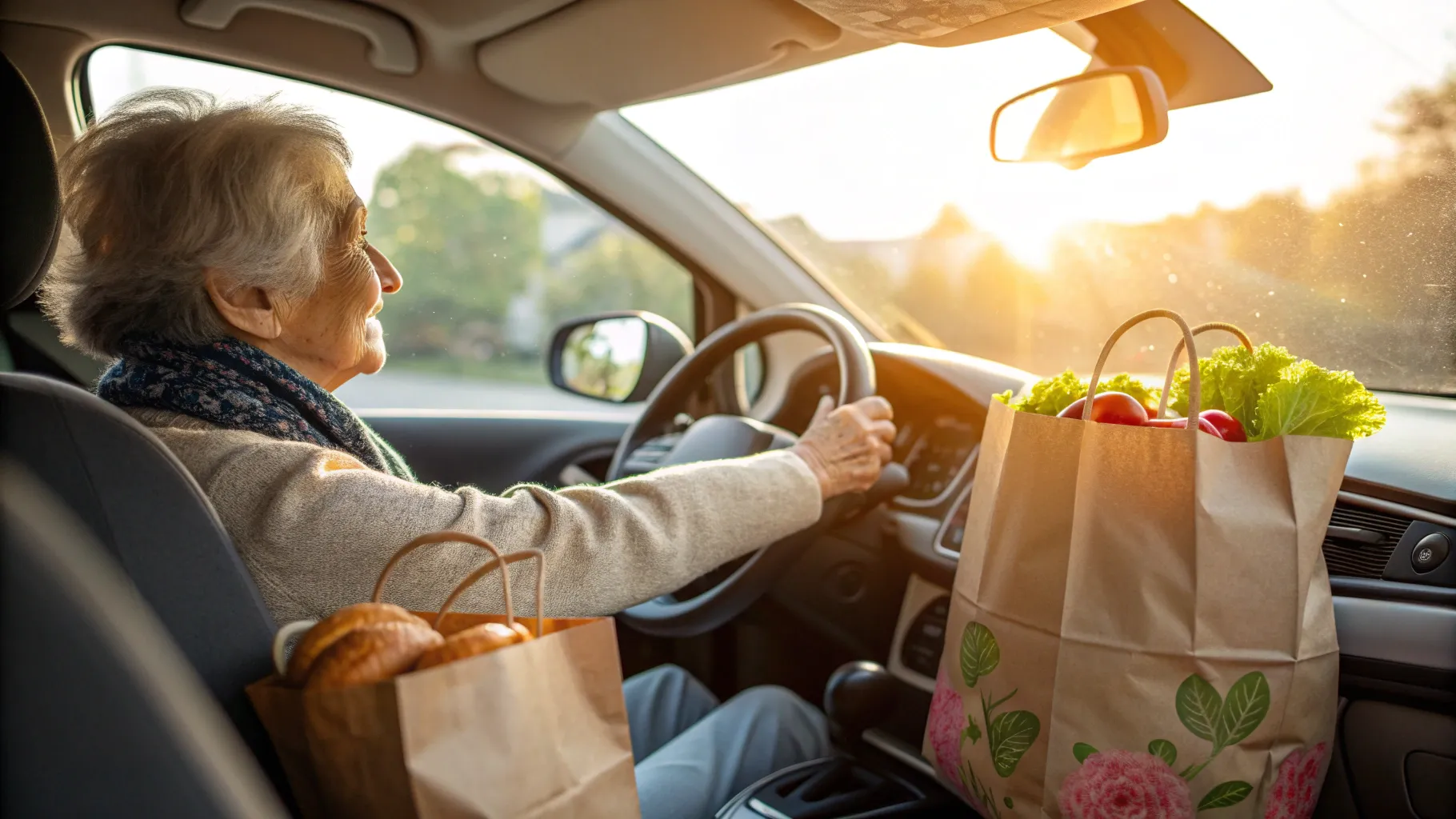 Job opportunities for seniors exploring driving roles in a welcoming environment.