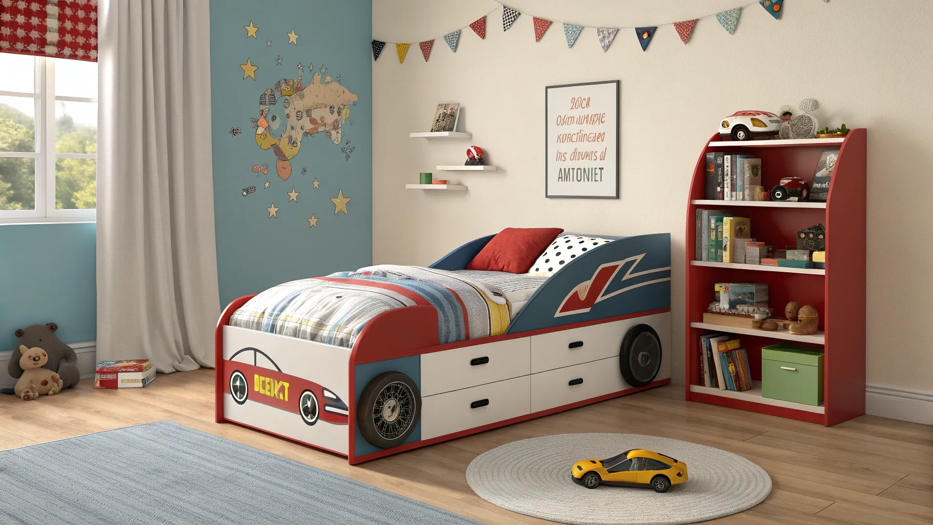 Discover Stylish Kids Themed Beds with Storage Solutions