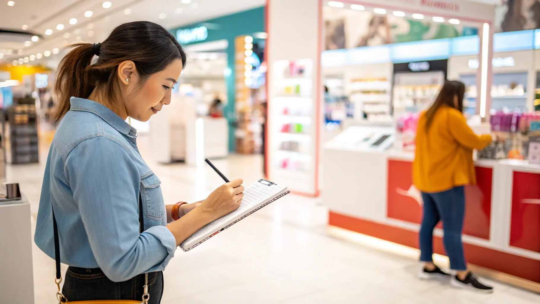 Mystery Shopper Jobs in 2025 assessing a retail store's customer service experience.