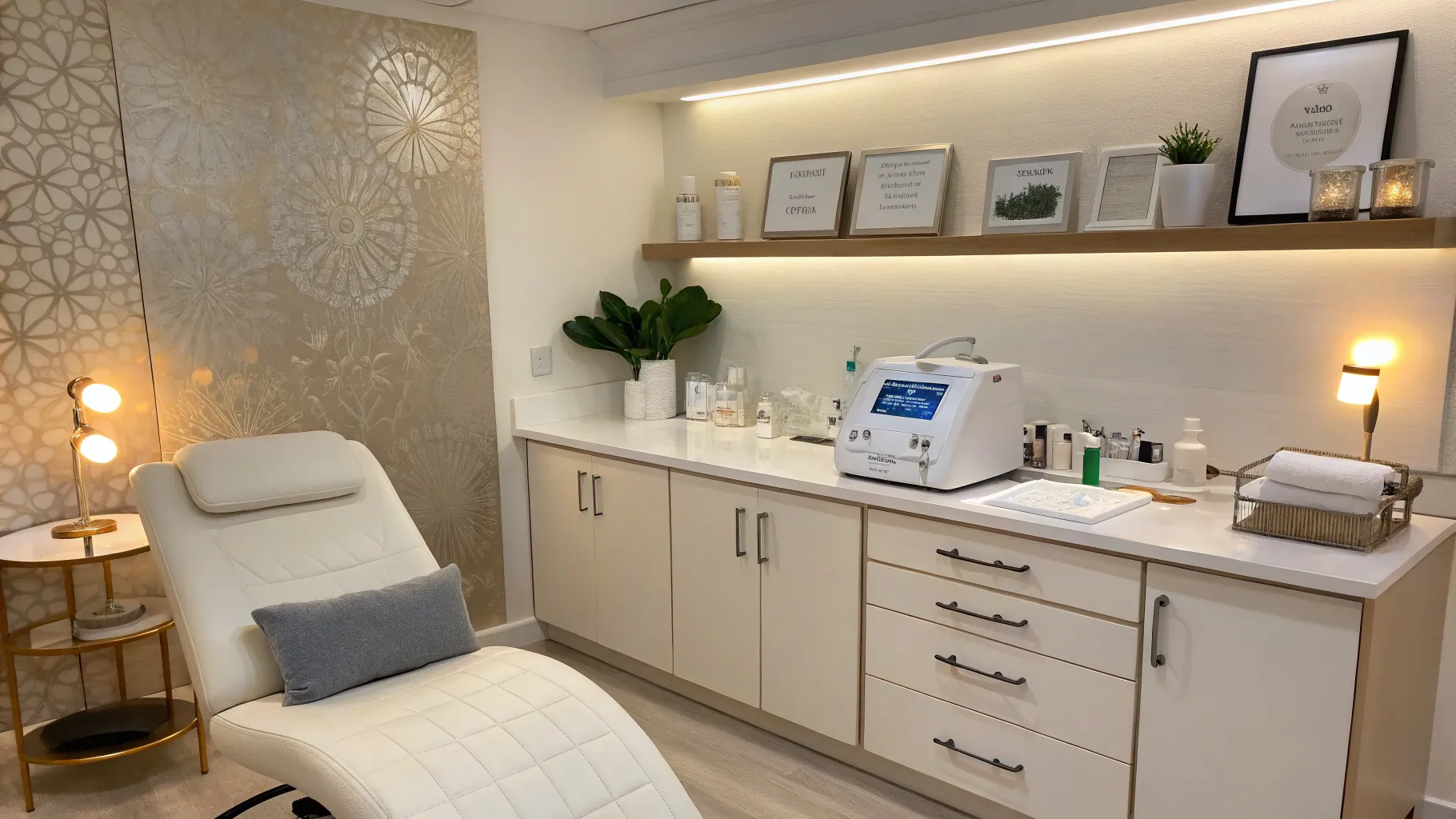 non surgical facelift options showcase advanced aesthetic treatments in a clinic setting.