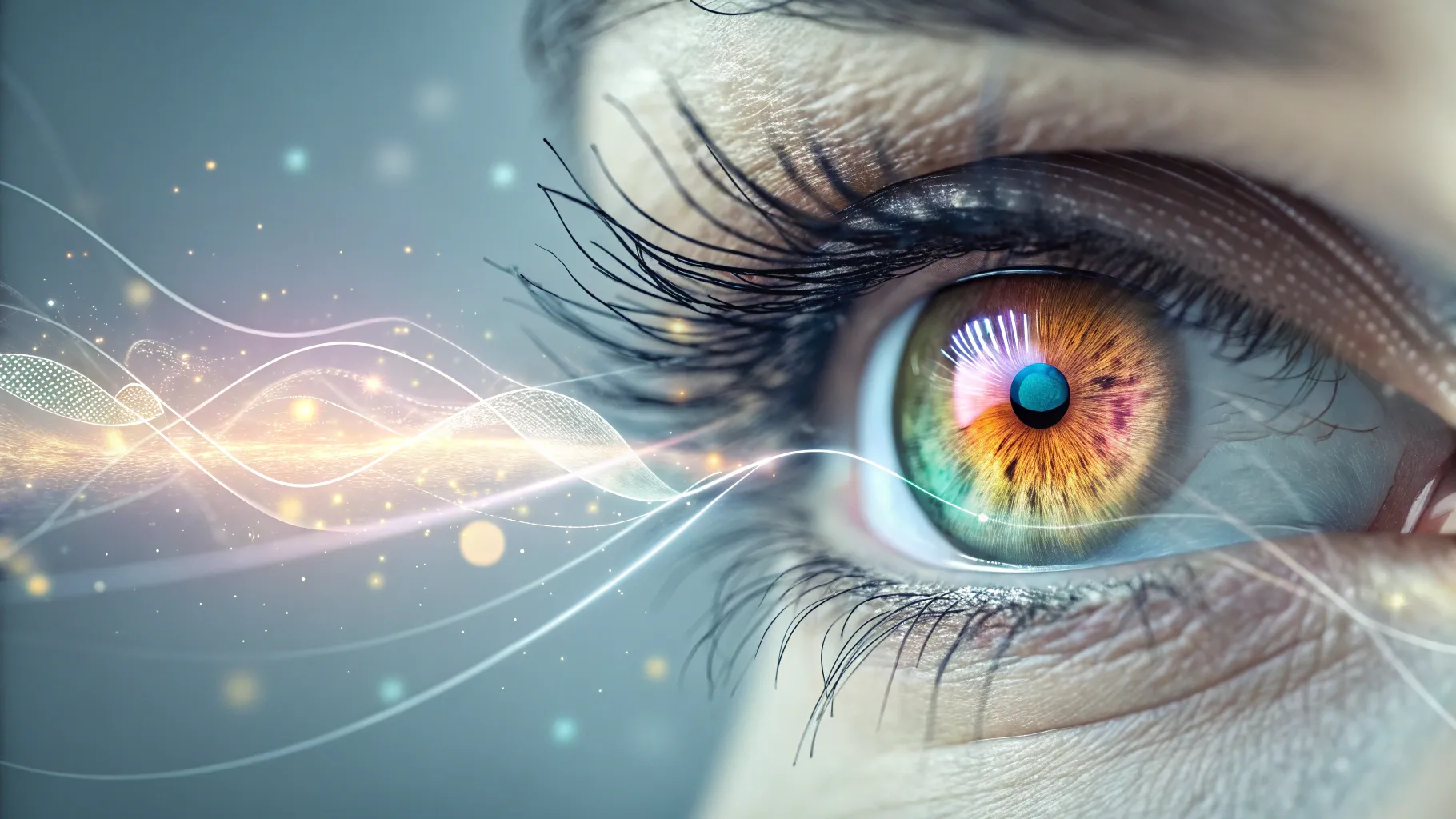 Get insights on ocular migraines with a close-up of an eye highlighting visual disturbances.