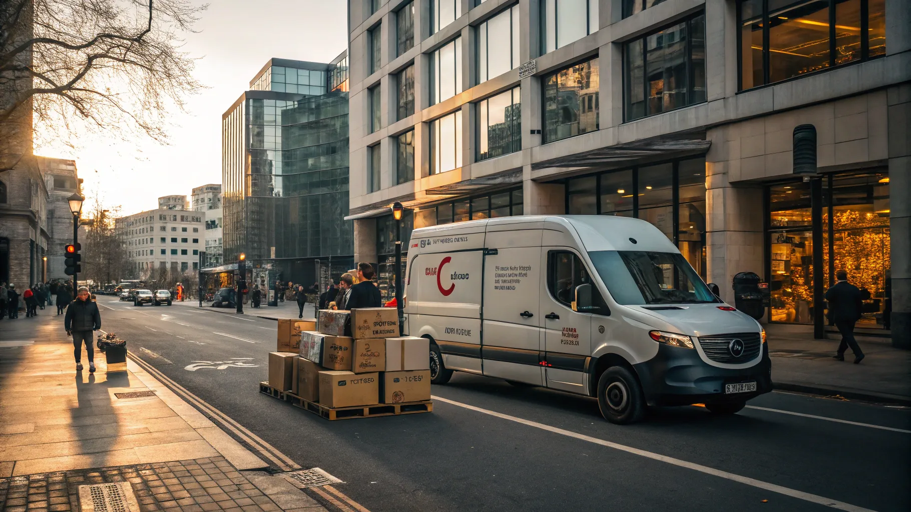 Chauffeur-livreur : Emplois en forte demande et opportunités d’avenir en 2025, urban scene.