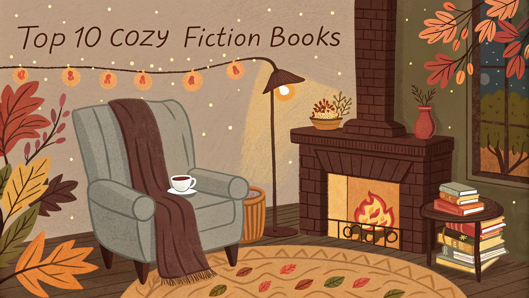 Top 10 Cozy Fiction Books for Cold Fall Evenings