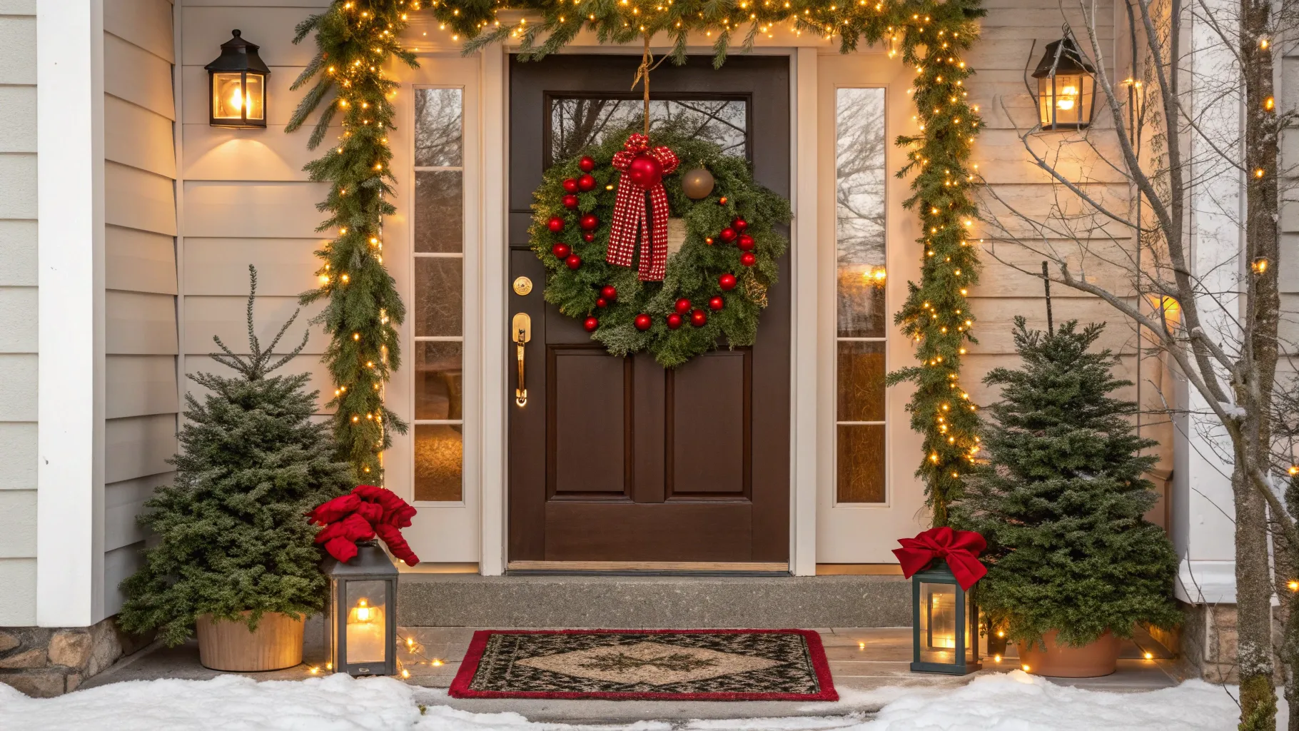 10 Festive Holiday Front Door Decorating Ideas to Try