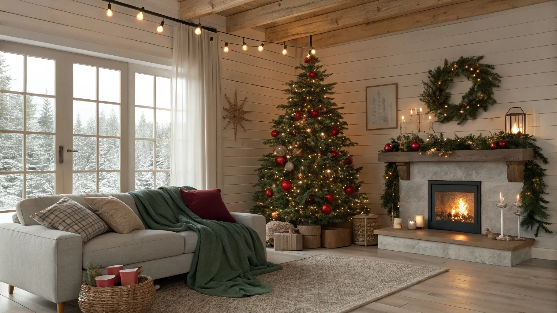 10 Living Room Decorating Ideas for Christmas 2025