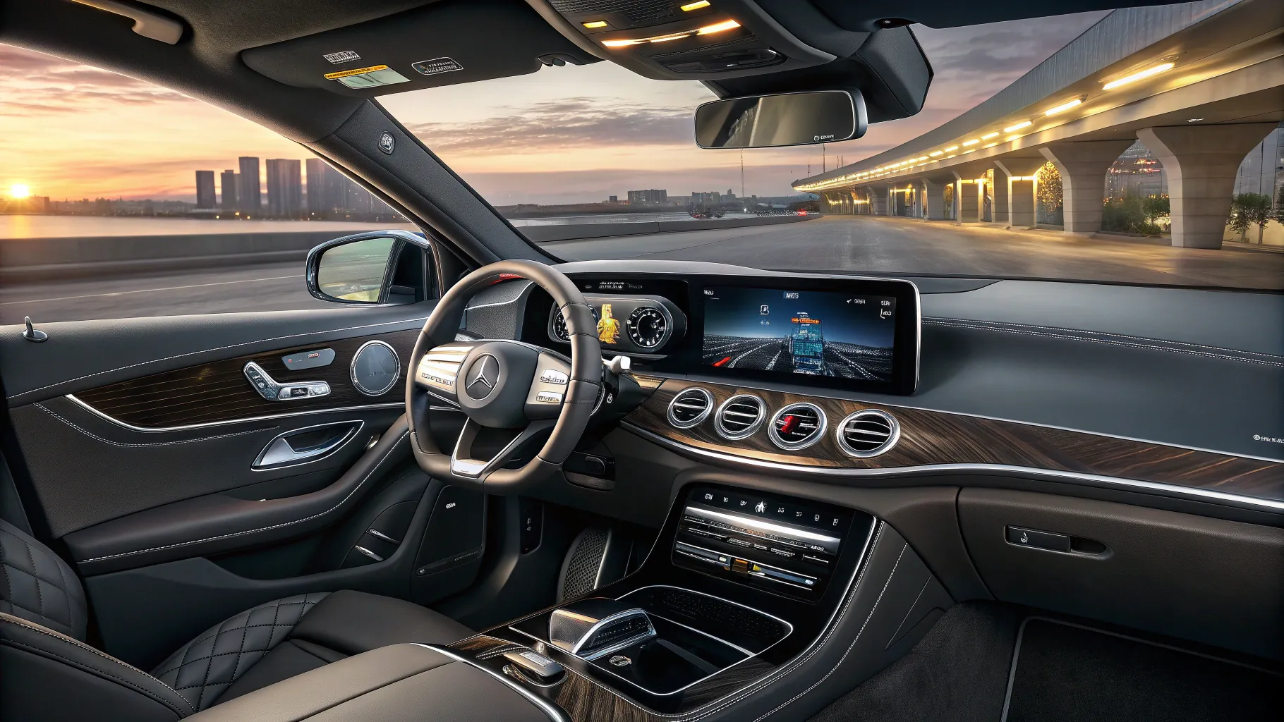 Understanding 10 Cars With Features That Stand Out in Reviews: High-tech car dashboard.