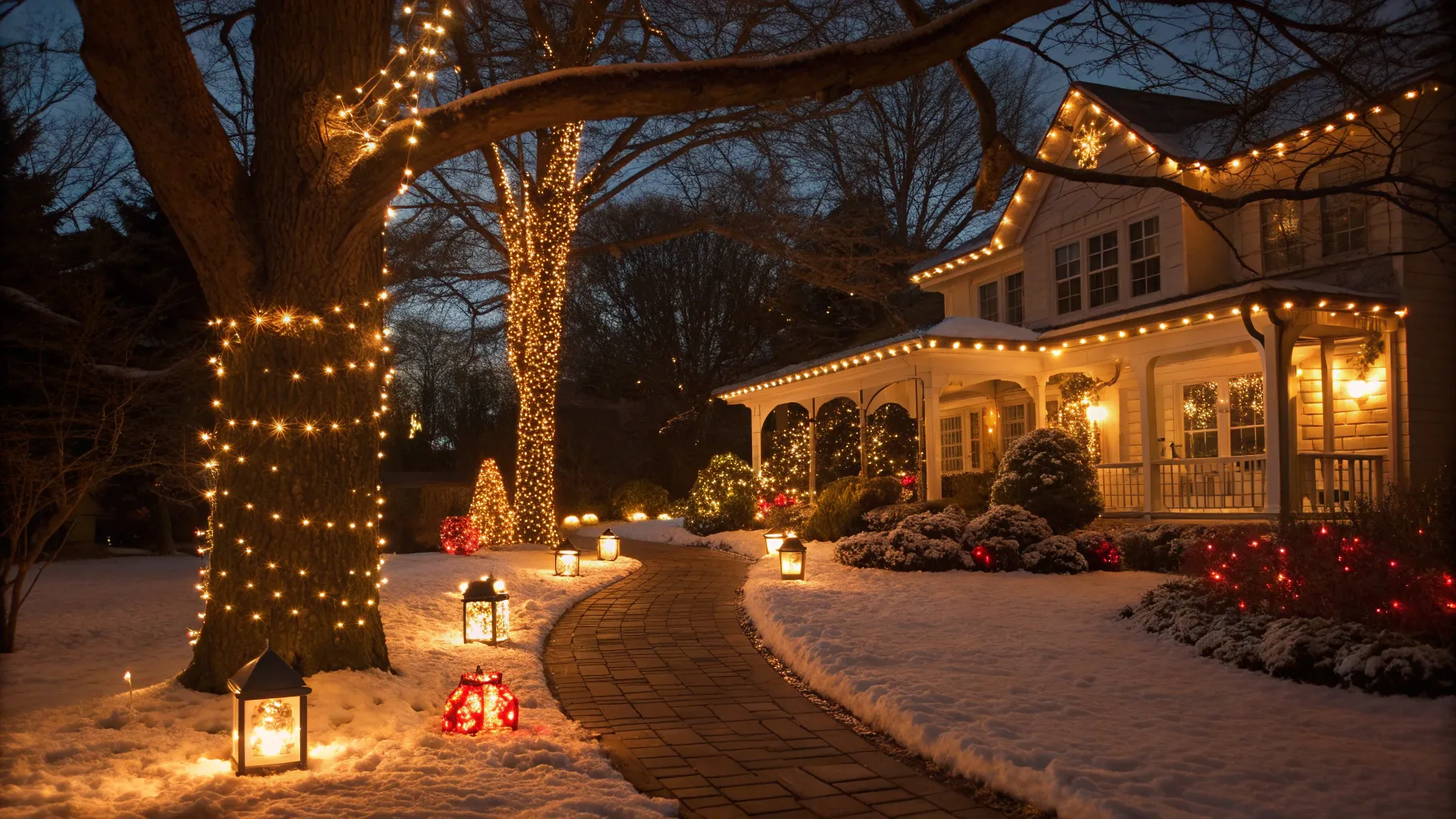 Enchanting Outdoor Holiday Lighting Ideas for Your Home
