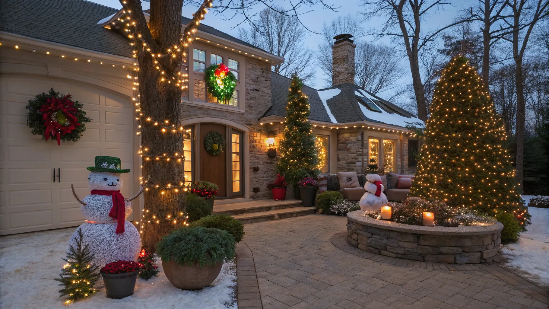 7 Festive Backyard Decorating Ideas for Christmas