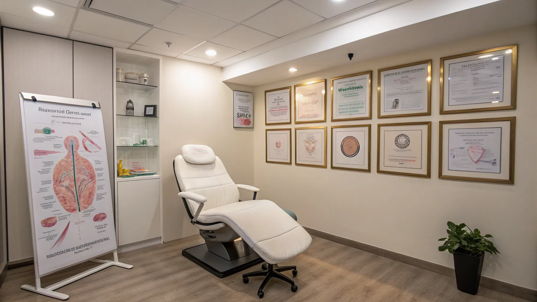 Areola reduction procedure types discussed in a serene consultation room.