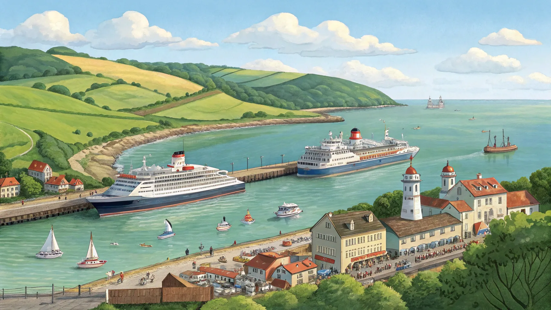 Enjoy Cruises from Felixstowe or Harwich to Europe