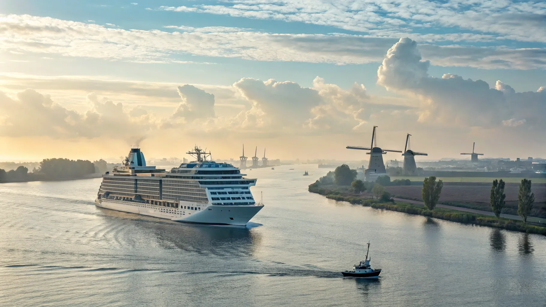 Cruises from Harwich to Amsterdam and North Sea Ports