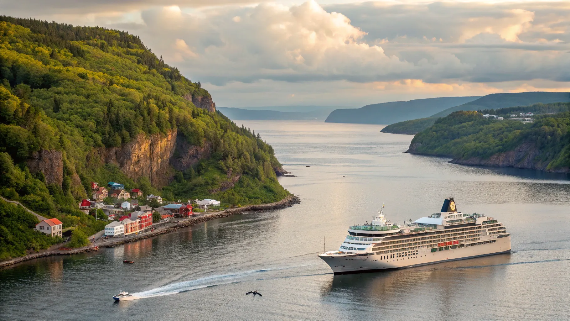 Cruises from Quebec City to St Lawrence River and Gaspesie
