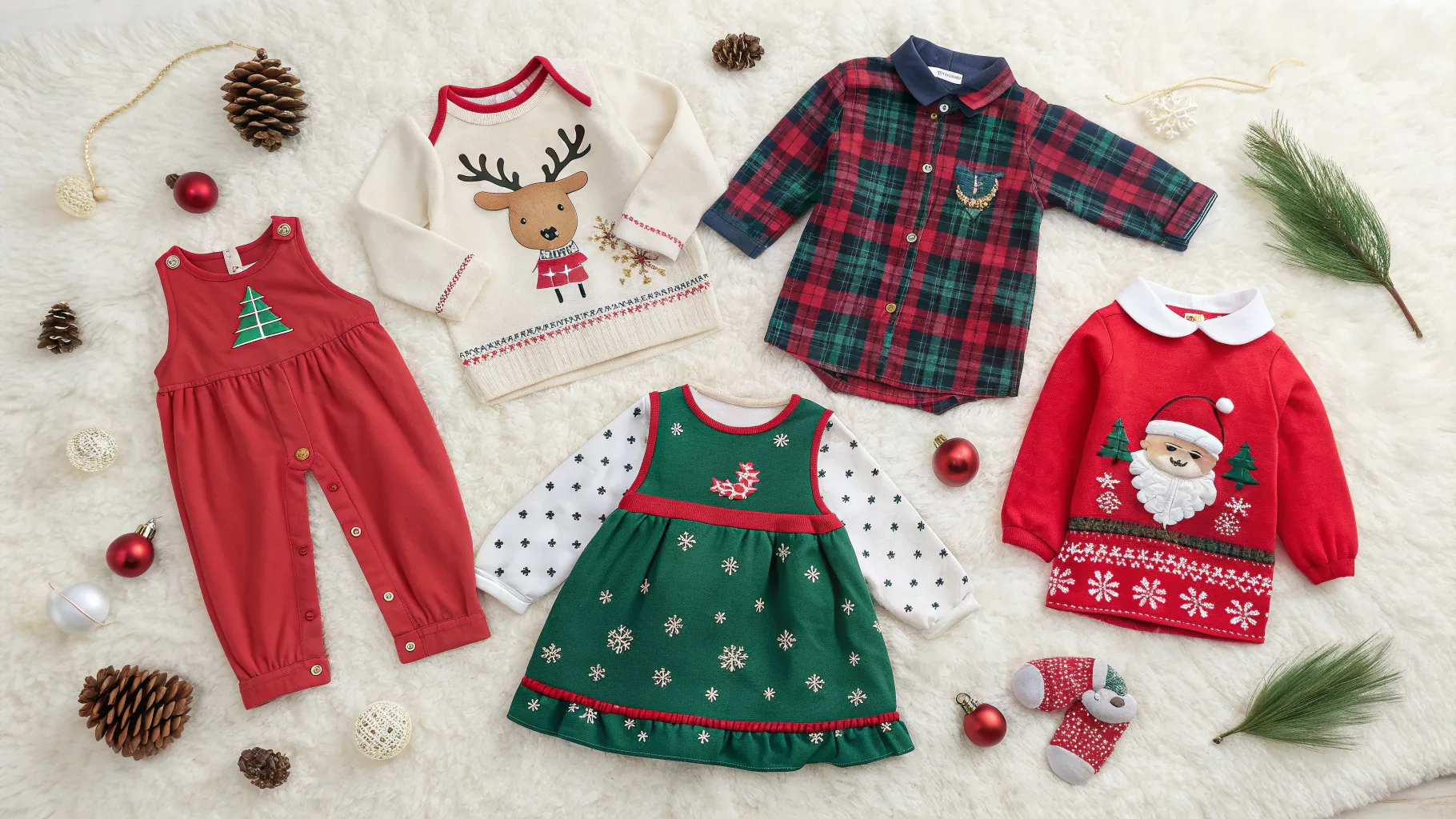 Cute Christmas Outfits for Babies for a Festive Celebration