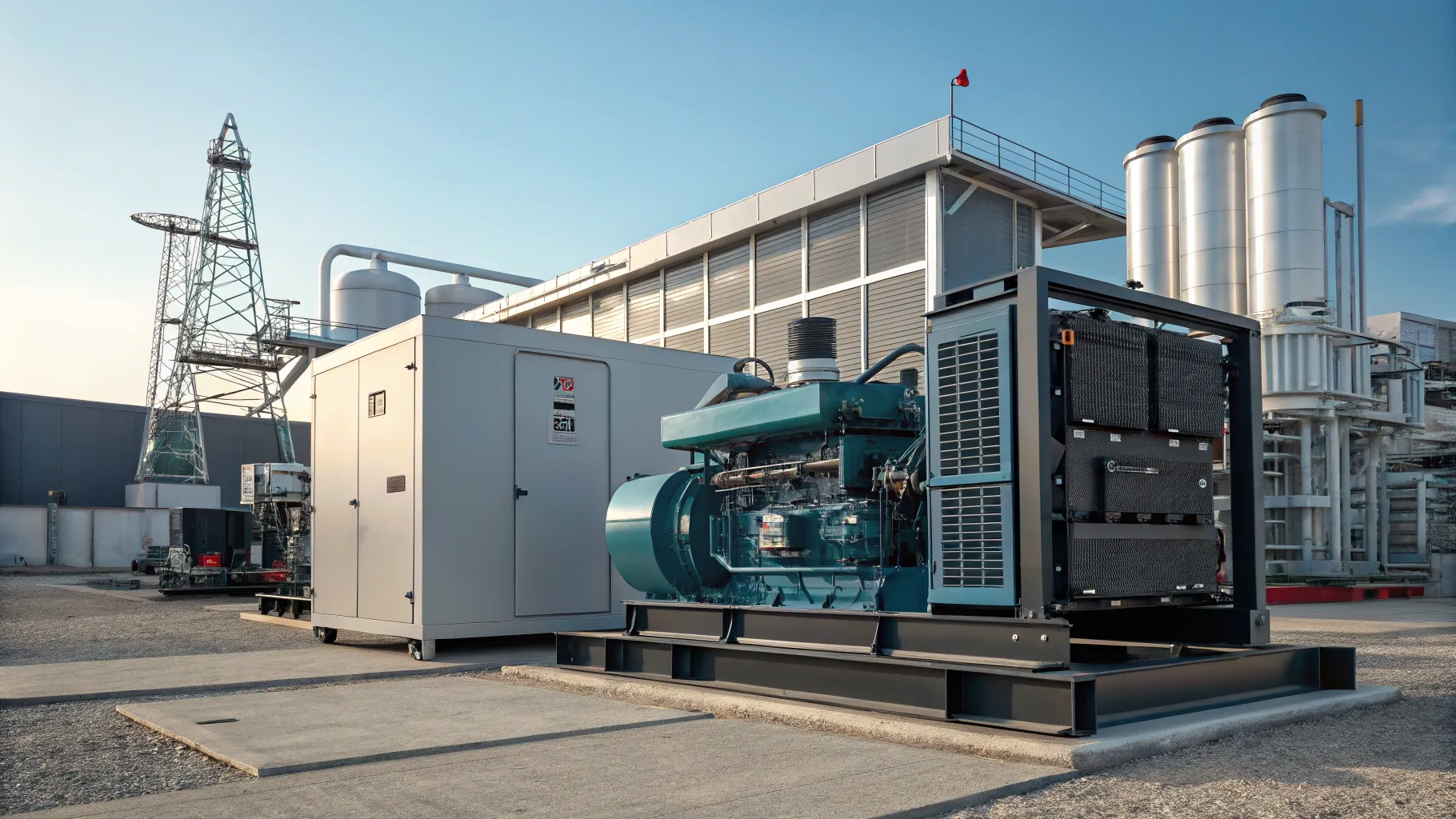 Pricing and cost guide for diesel generators with a modern generator setup outdoors.