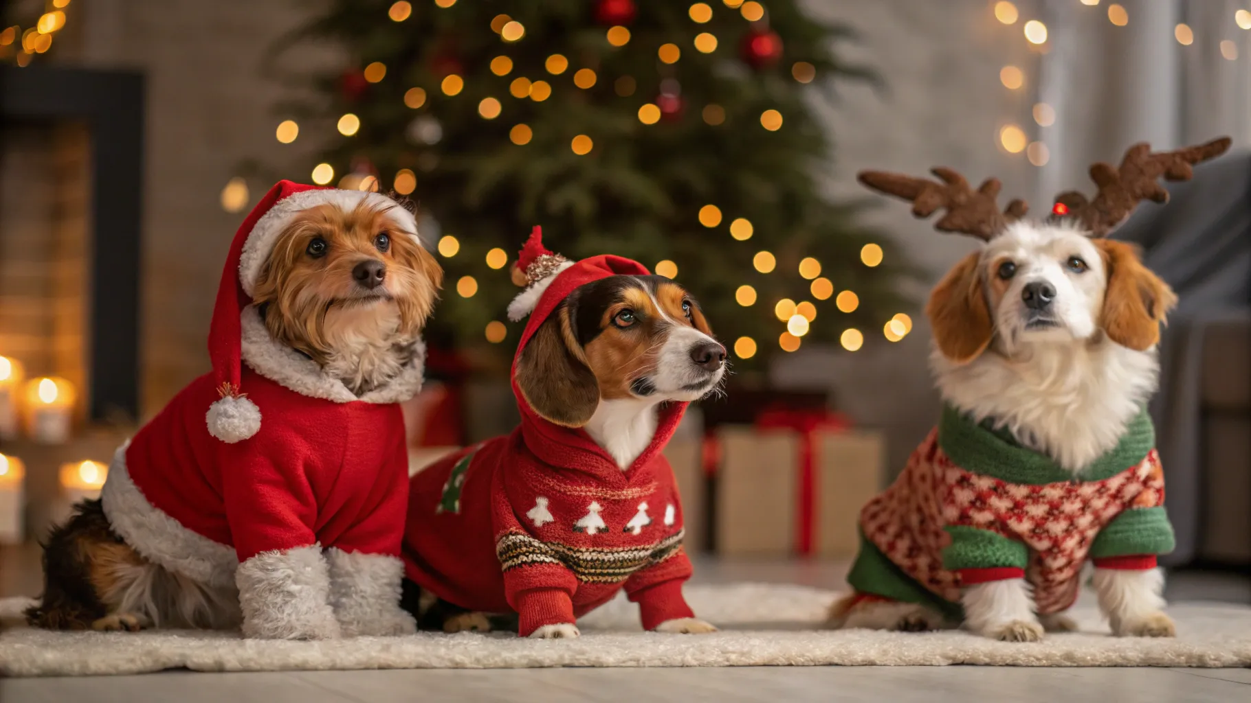 Cute Christmas Outfits for Dogs to Shine at Parties