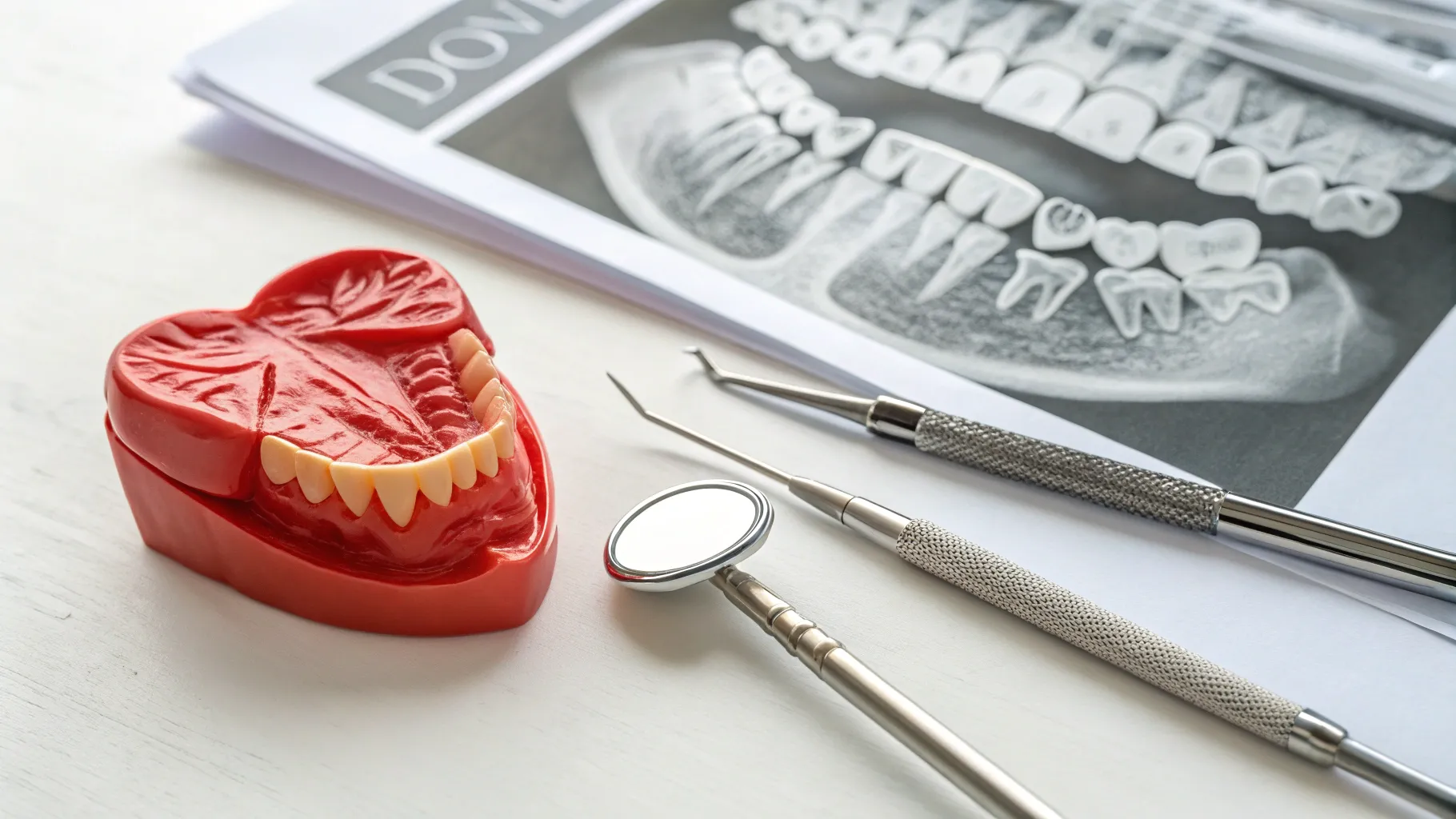Can gum disease increase your risk of heart problems? Healthy vs unhealthy gums depicted.