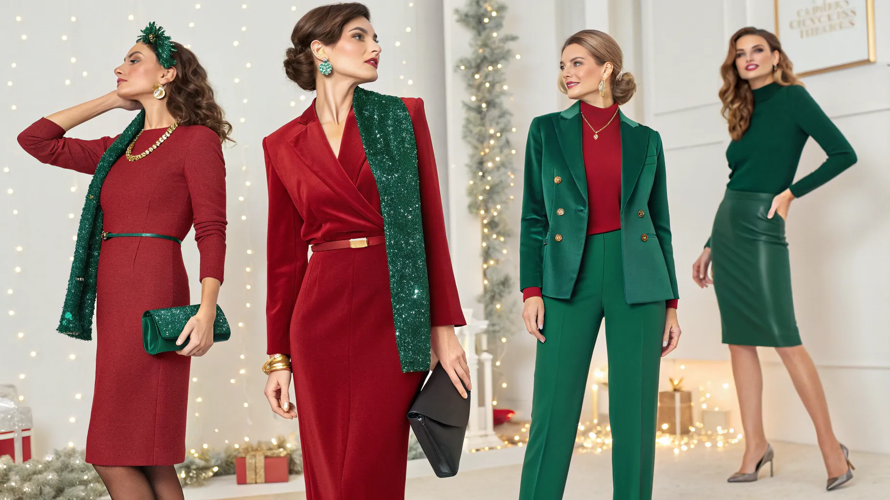 Elegant Men's Outfits for Christmas Office Party Style