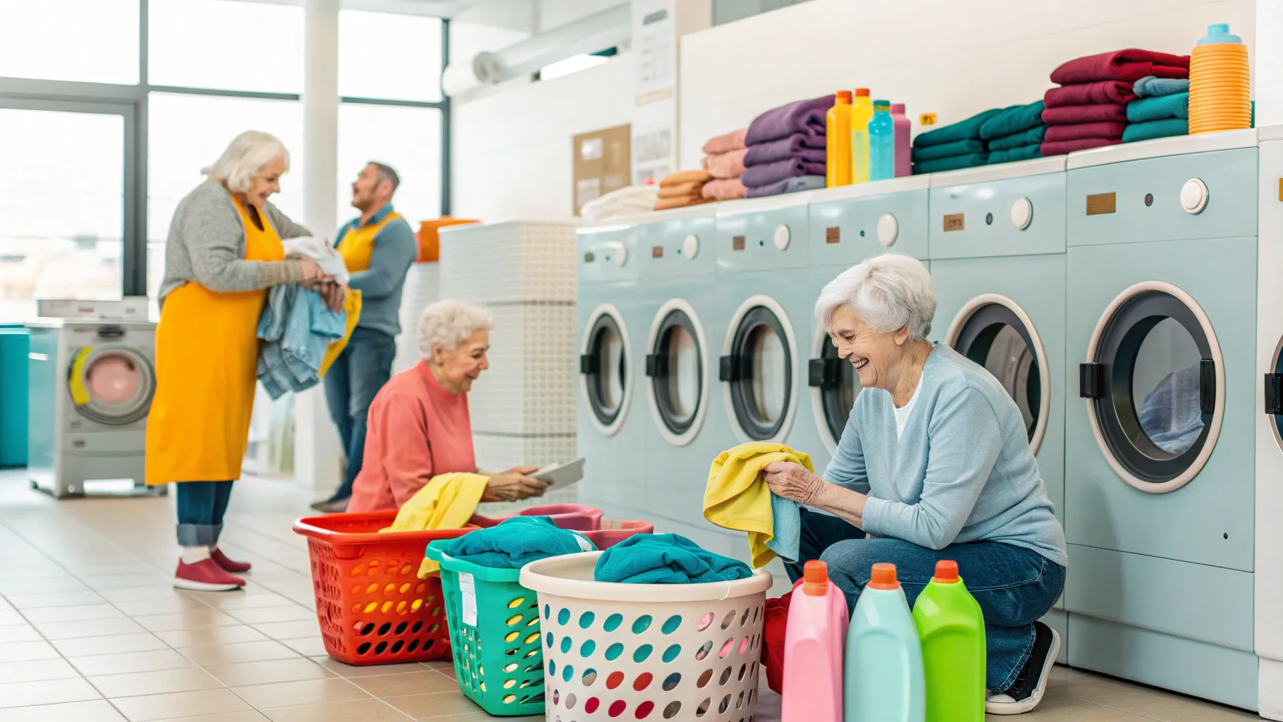Laundry Jobs for Seniors Boosting Independence and Community