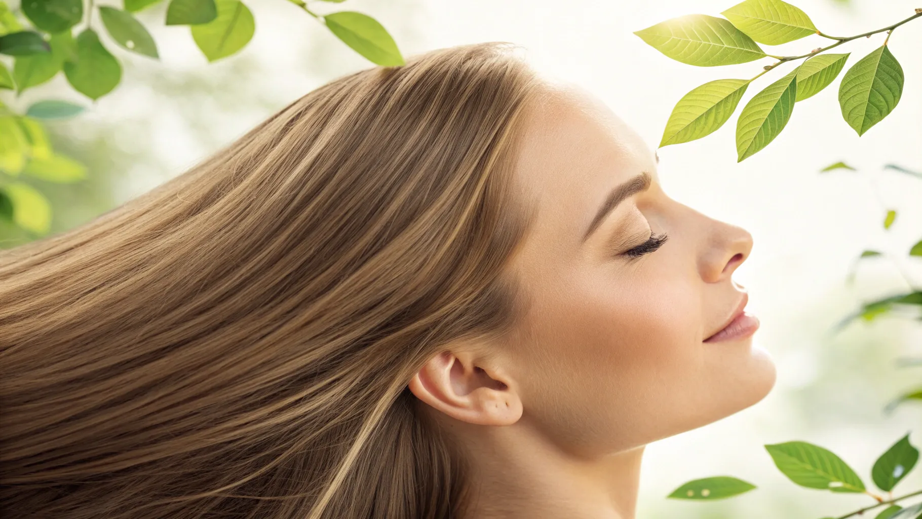 Understand Female Hair Loss and Scalp Health: Close-up of lush hair and scalp health.