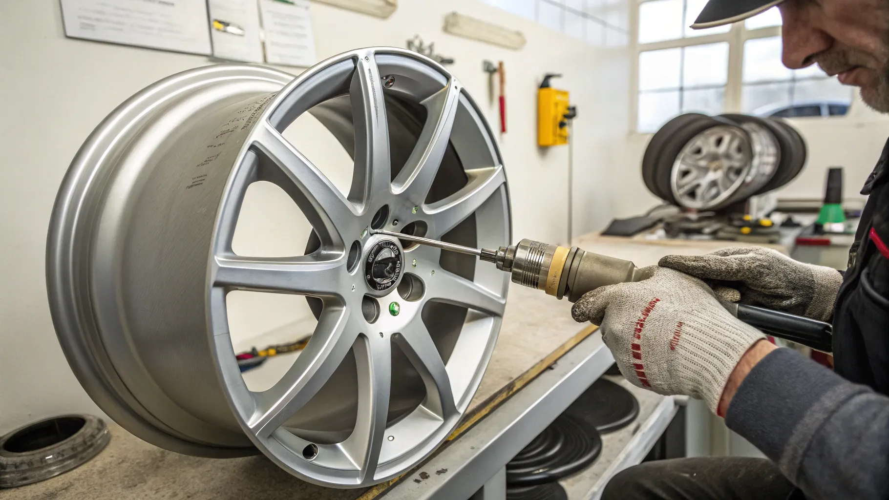 How alloy wheel repairs are done through sanding, polishing, and professional techniques.