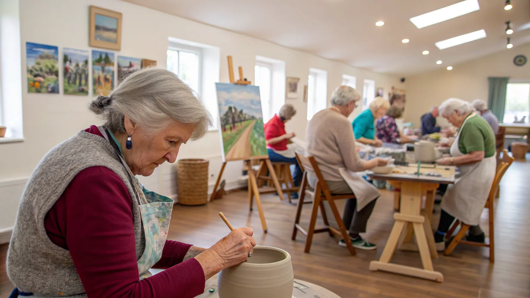 A Guide to Arts and Craft Classes for Over 60s