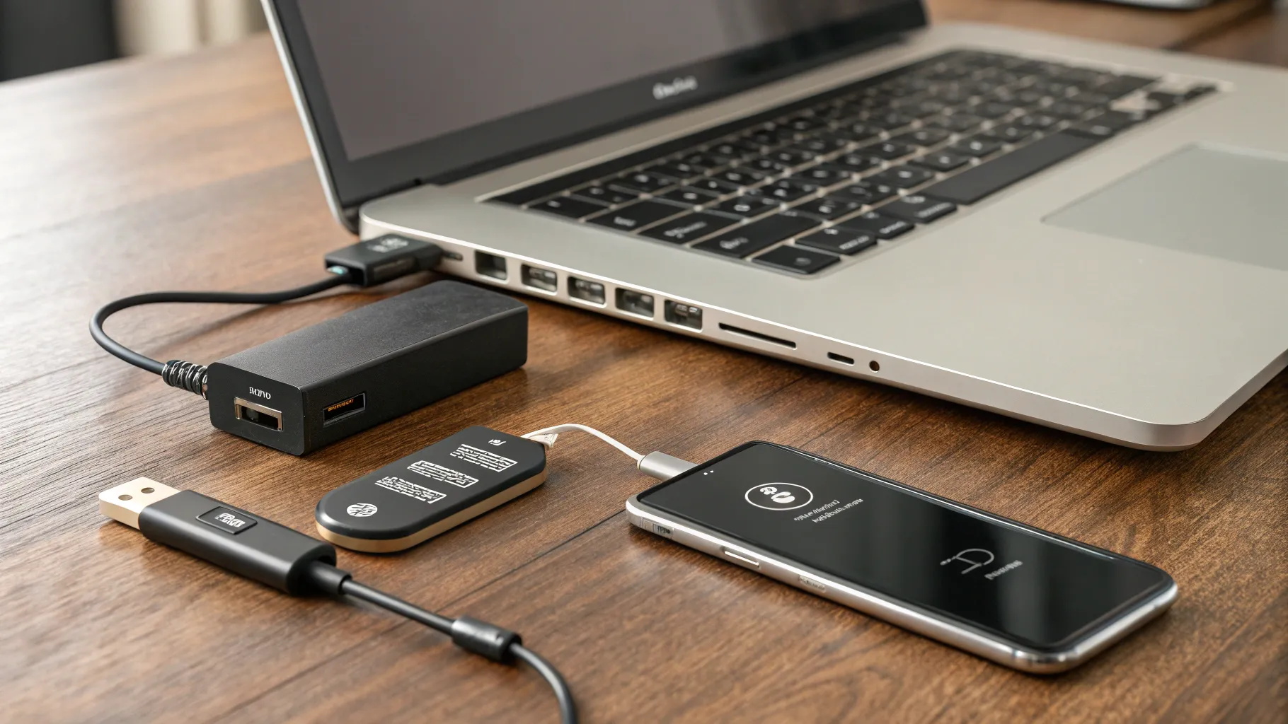 Which Two-Factor Authentication Should You Choose: desk setup with hardware keys.