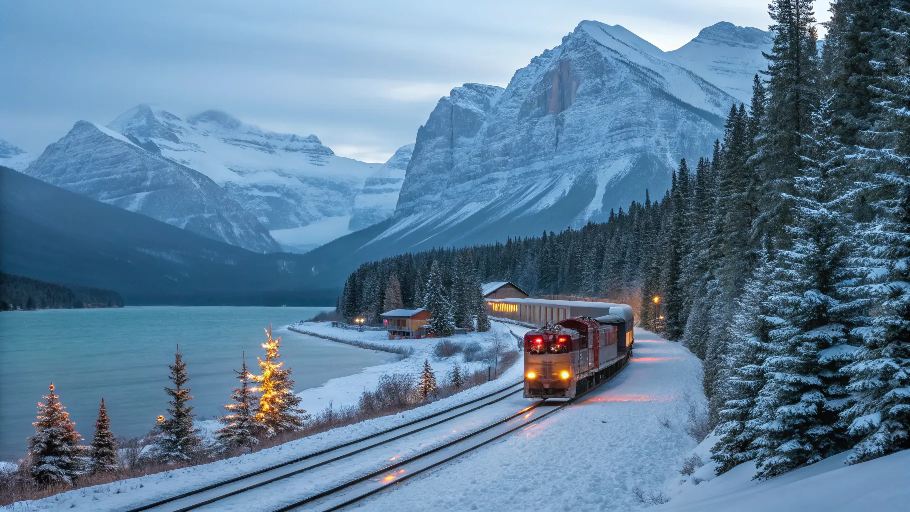 Canadian Rockies Christmas Train Tour Experience Magic