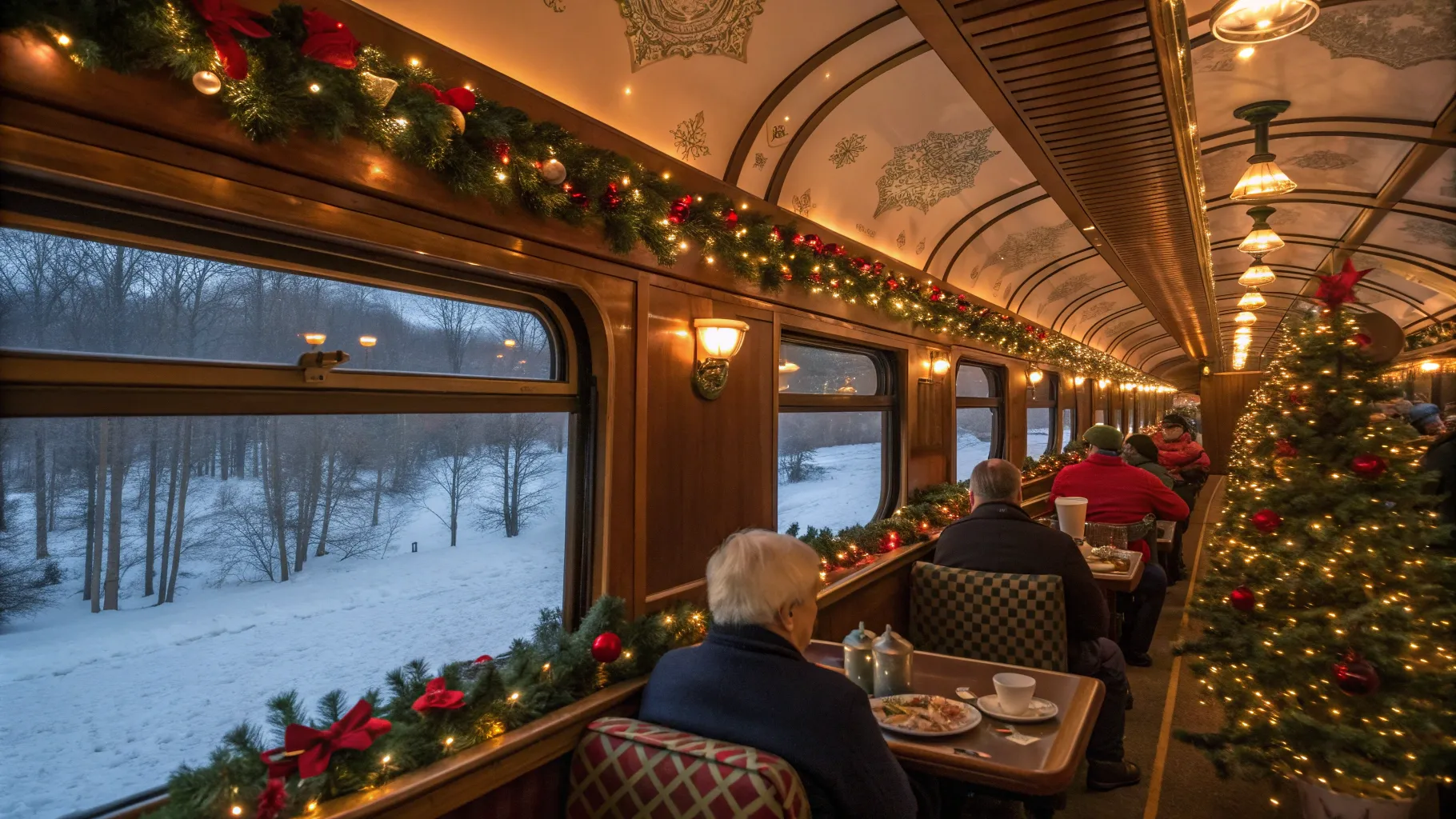 Chicago to Washington DC Christmas Train Holiday Adventure