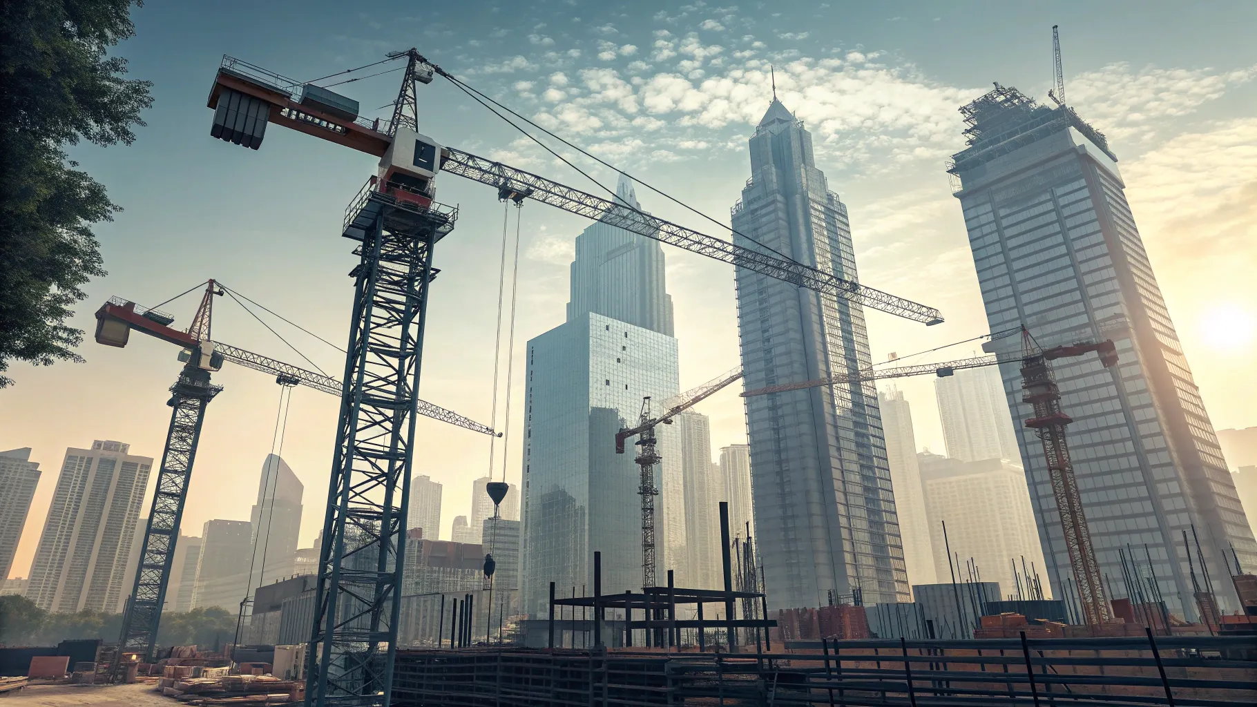Tower Crane Mast Sections Redefine Urban Skies
