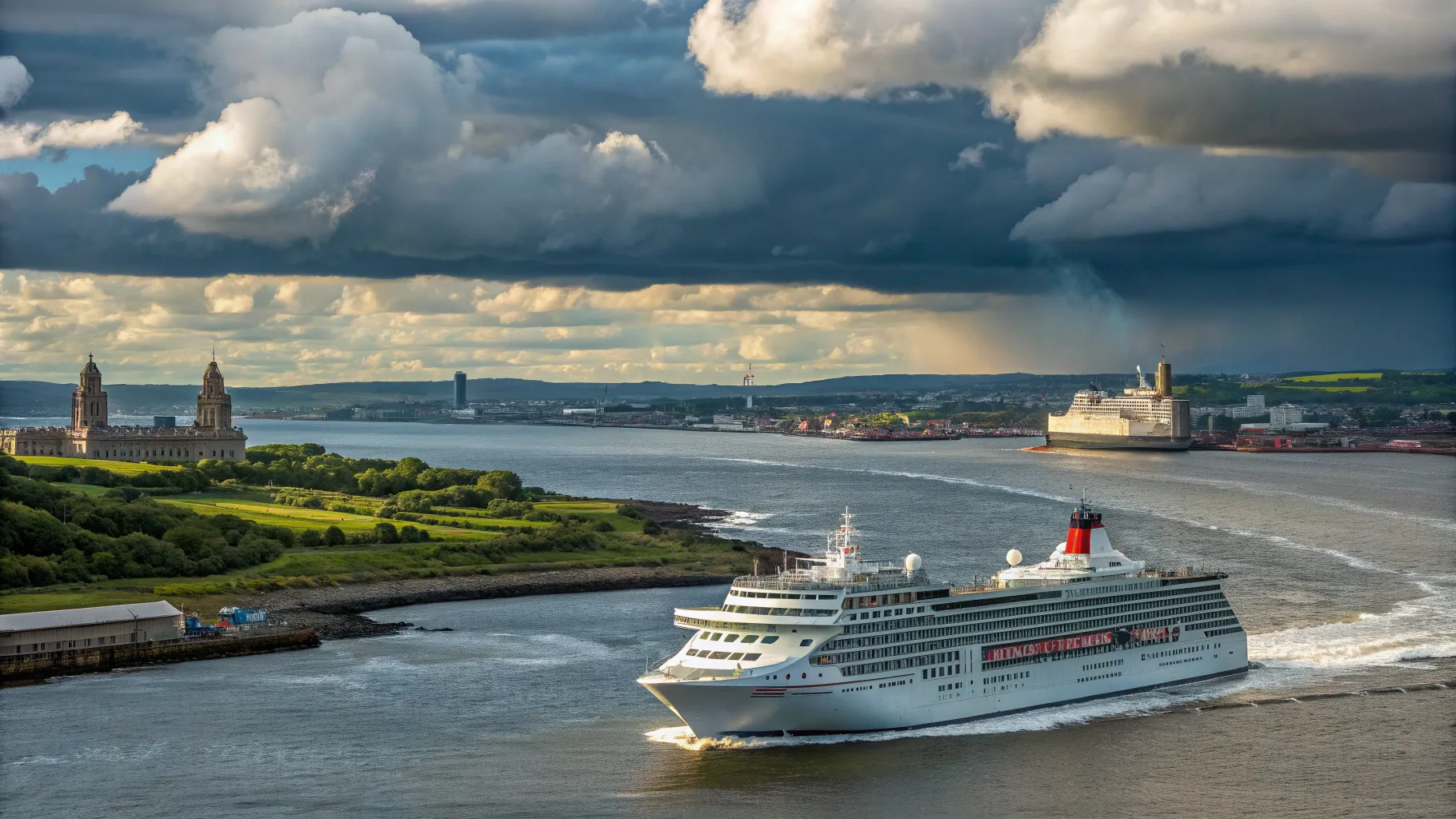 Cruises from Liverpool to Belfast offer stunning sea views and vibrant landscapes.