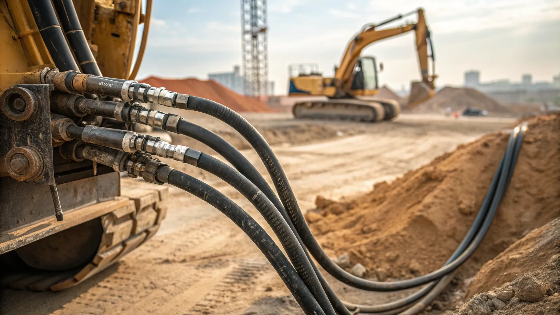 Excavator Hydraulic Hose Maintenance Guide 2025