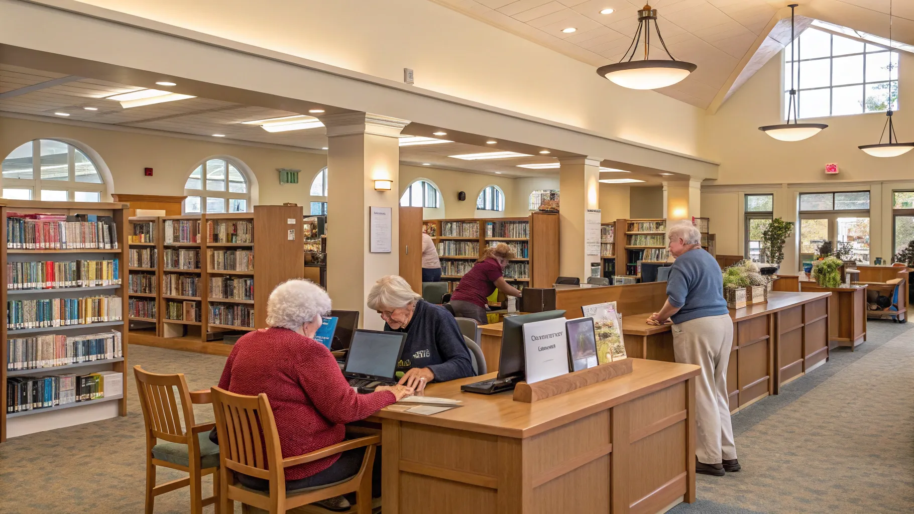 Explore Library Assistant Roles for Seniors Today