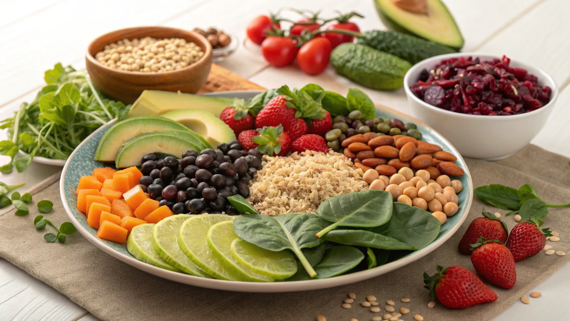 Foods that Can Help Relieve Constipation include vibrant fruits and fibrous vegetables.