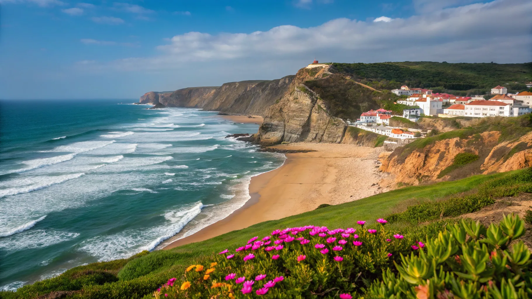 Portugal Vacation Packages feature stunning coastal views with vibrant landscapes.