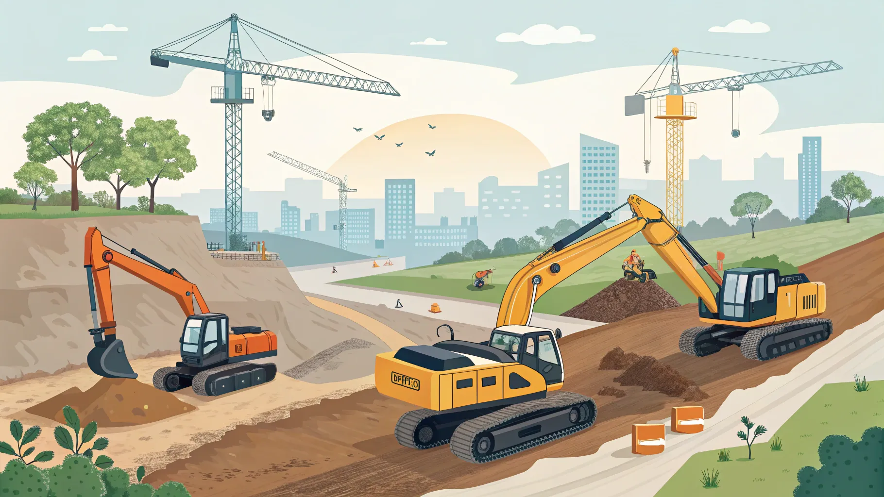 Excavator Hydraulic Pumps: Powering Construction Efficiency