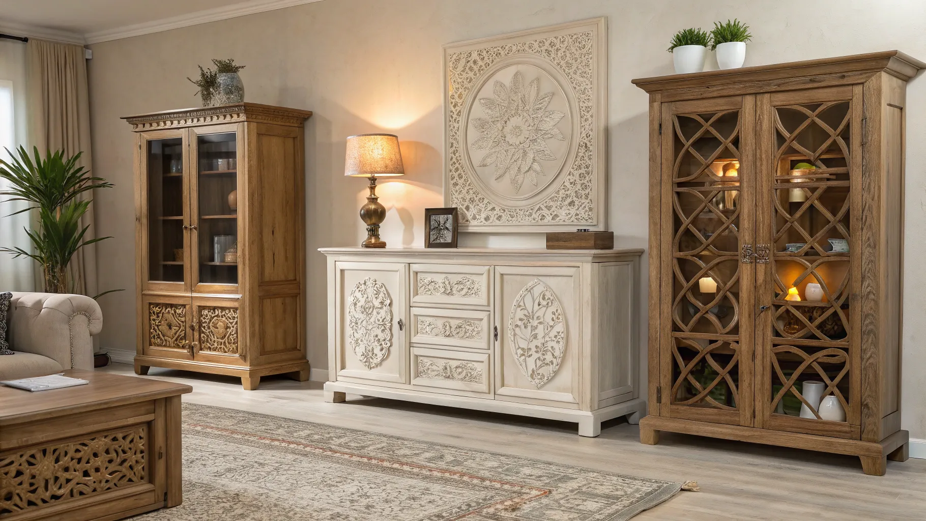 Second Hand Cabinets create unique home decor with vintage and modern designs.