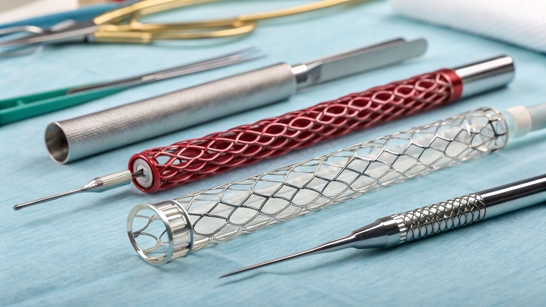 Heart stent options for seniors include various stent types displayed in detail.
