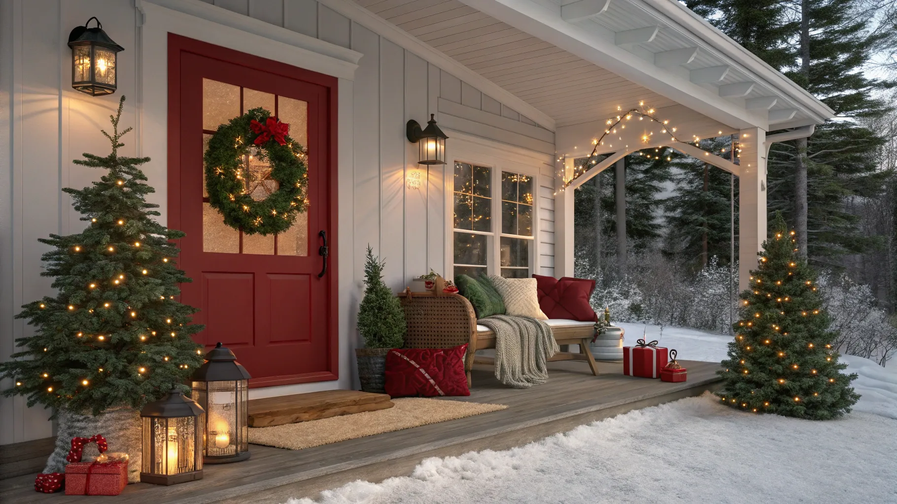 10 Creative Christmas Front Porch Decorating Ideas 2025