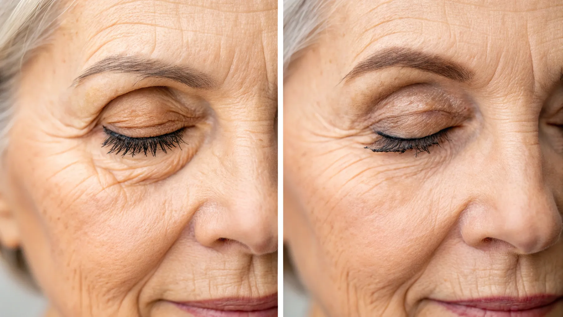Cosmetic eyelid surgery for seniors improves eyelid appearance by reducing sagging.