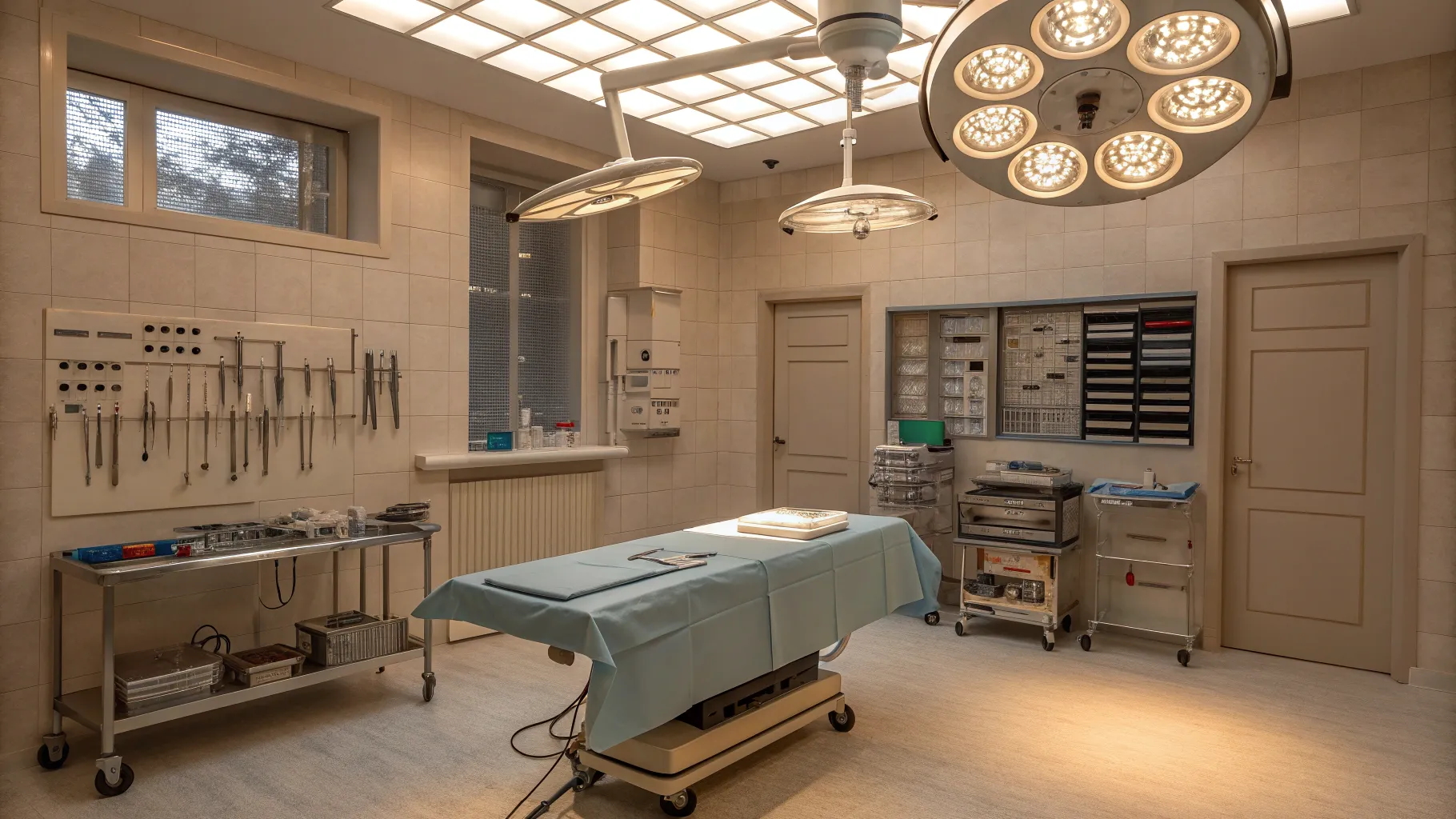Chirurgie redukce areoly pro seniory in a calm, professional surgical environment.