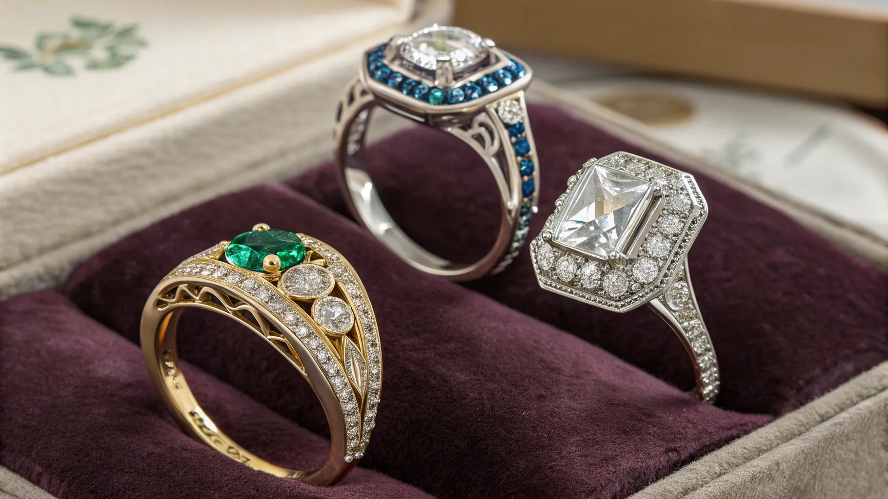 Verlobungsring Trends 2025 Vintage Stile und Designs