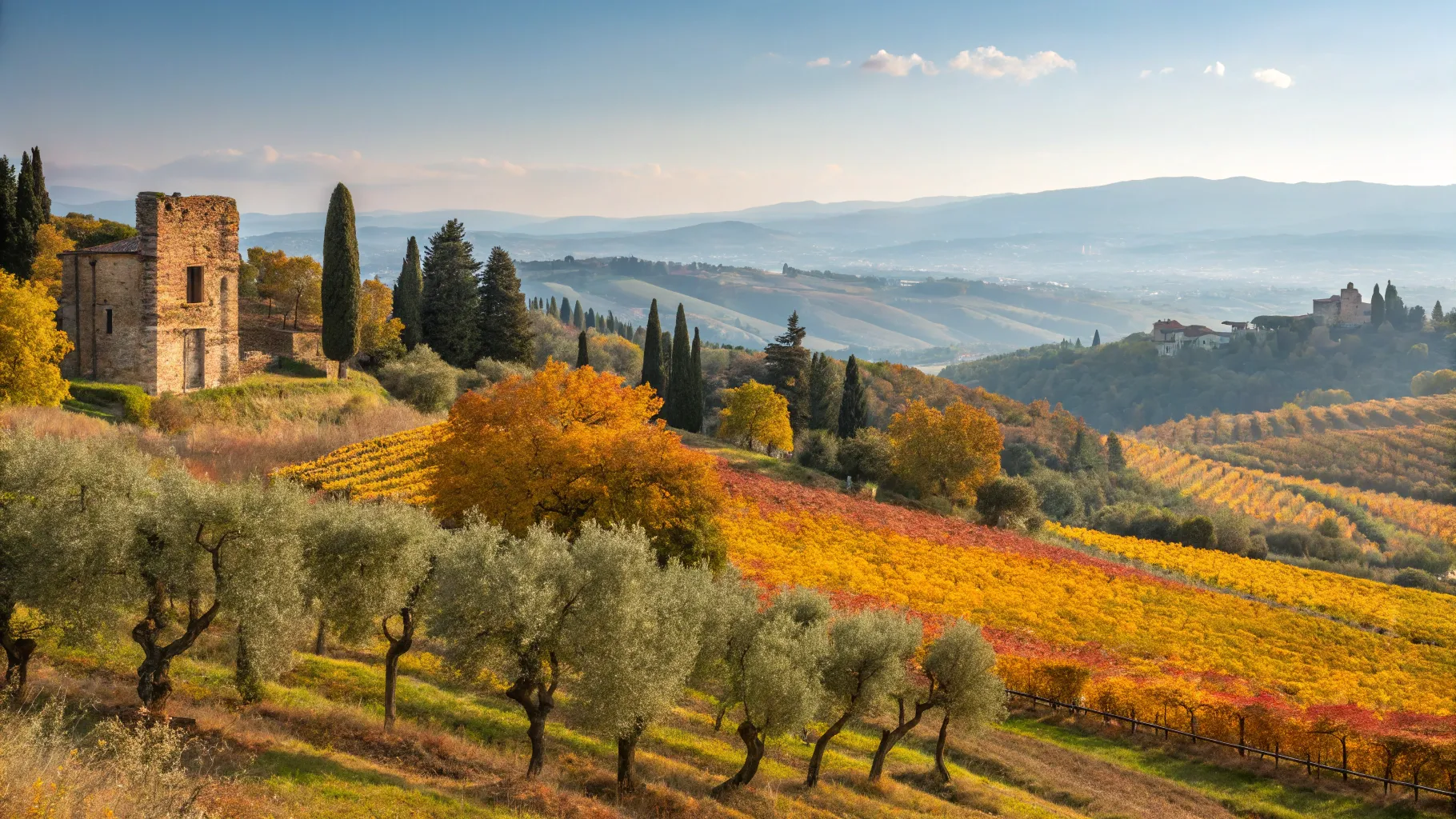Ist es besser, Griechenland oder Italien im Herbst 2025 zu besuchen? Greek beach and Italian vineyard.