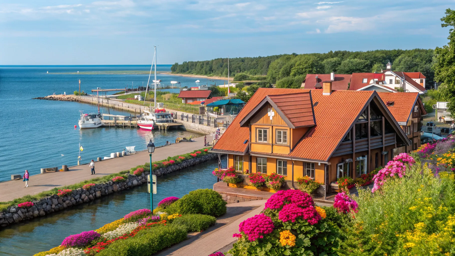 Klaipėda & Ostsee-Geheimtipps: Litauen-Kreuzfahrt ab Kiel - Charming harbor scene.