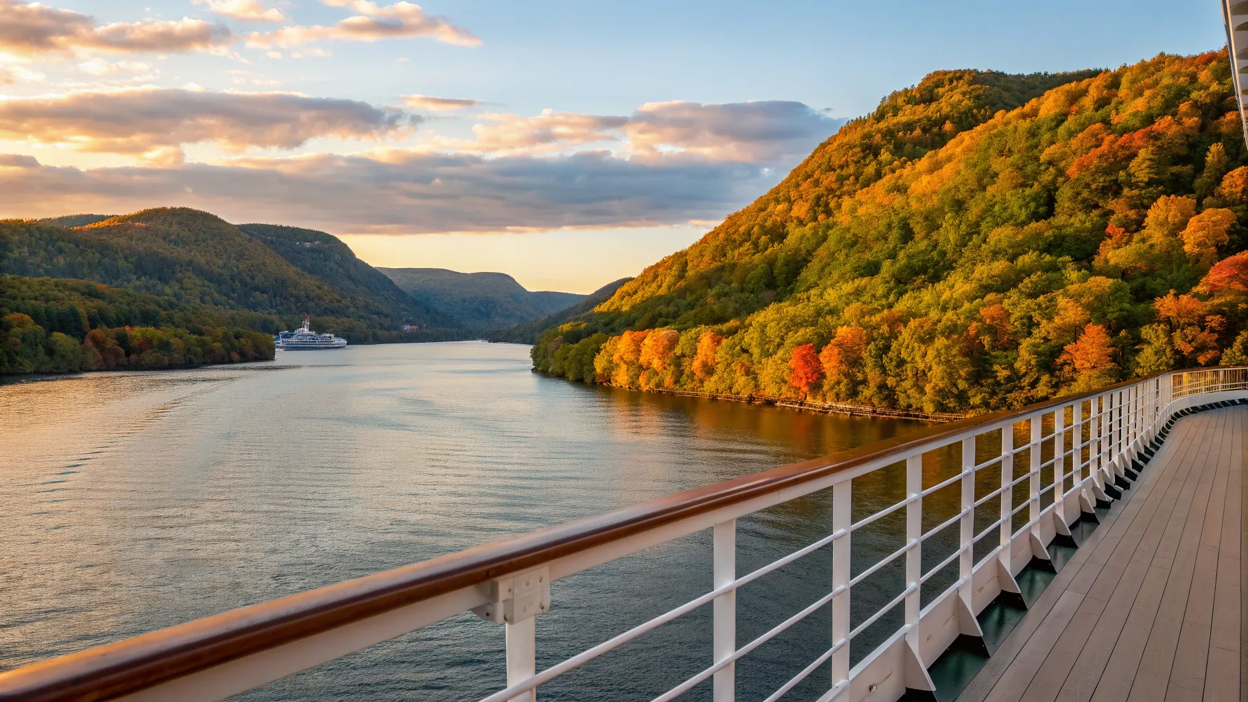 Discover 14-Day Cruises Departing From Montreal with stunning autumn landscapes.