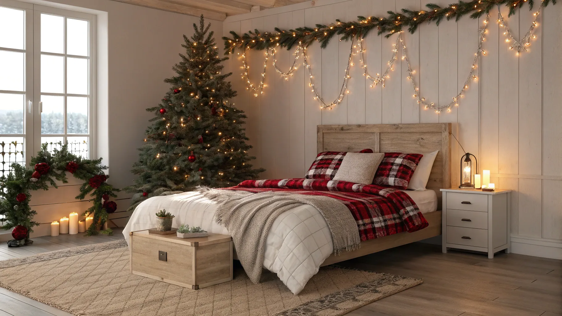 Explore 10 Christmas Bedroom Decoration Ideas for a Cozy Holiday