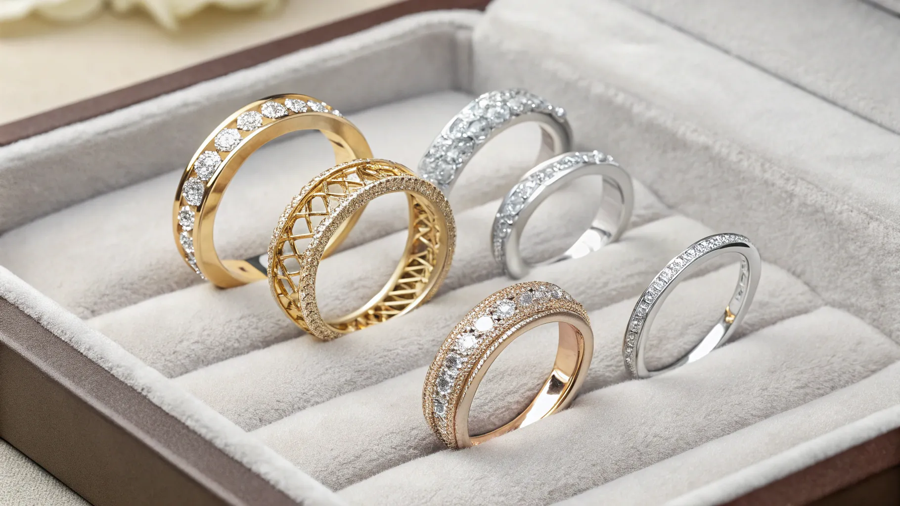 Top Popular 10 Wedding Band Styles