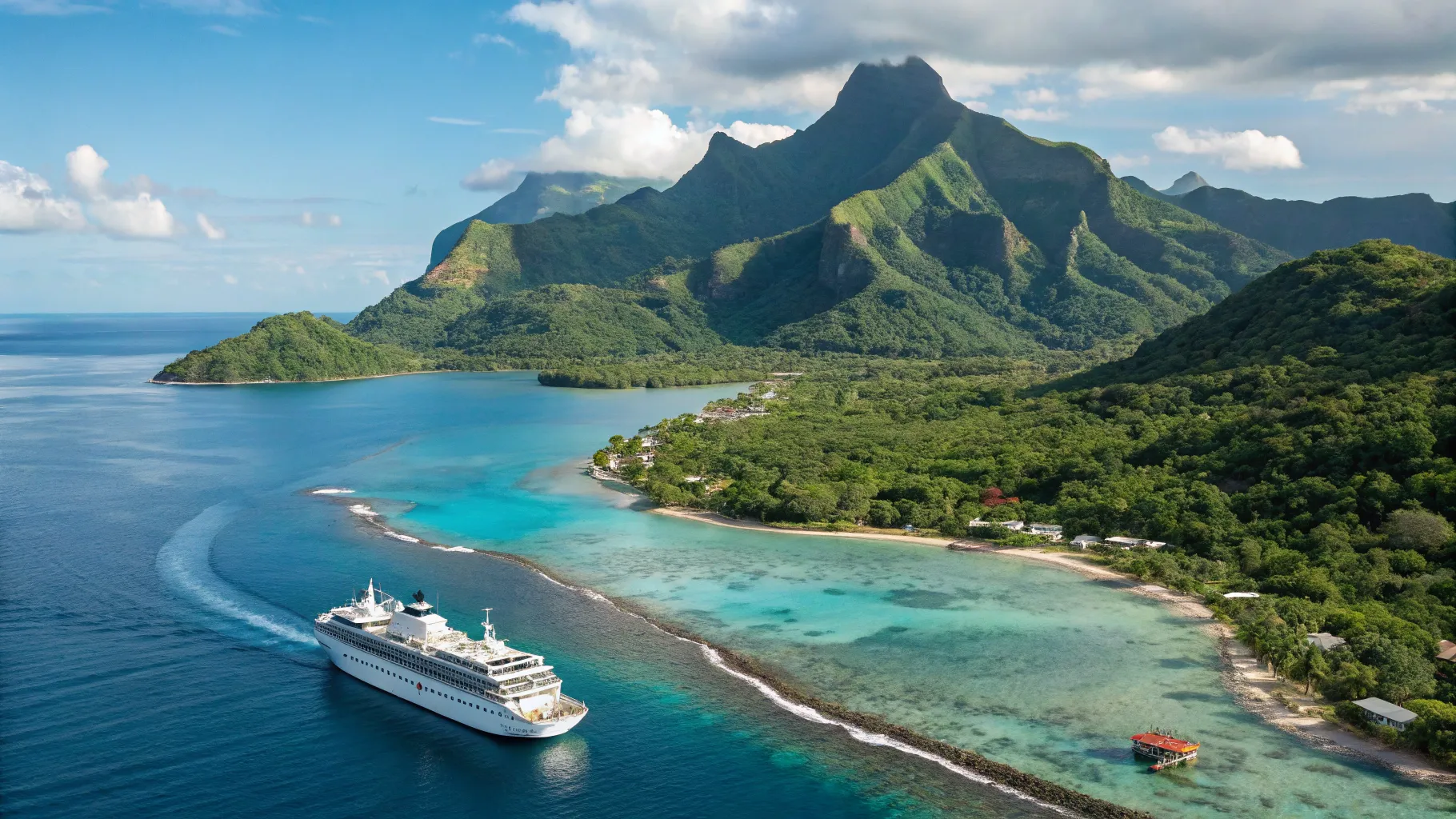 Australia to Tahiti Cruises feature breathtaking island landscapes and vibrant waters.