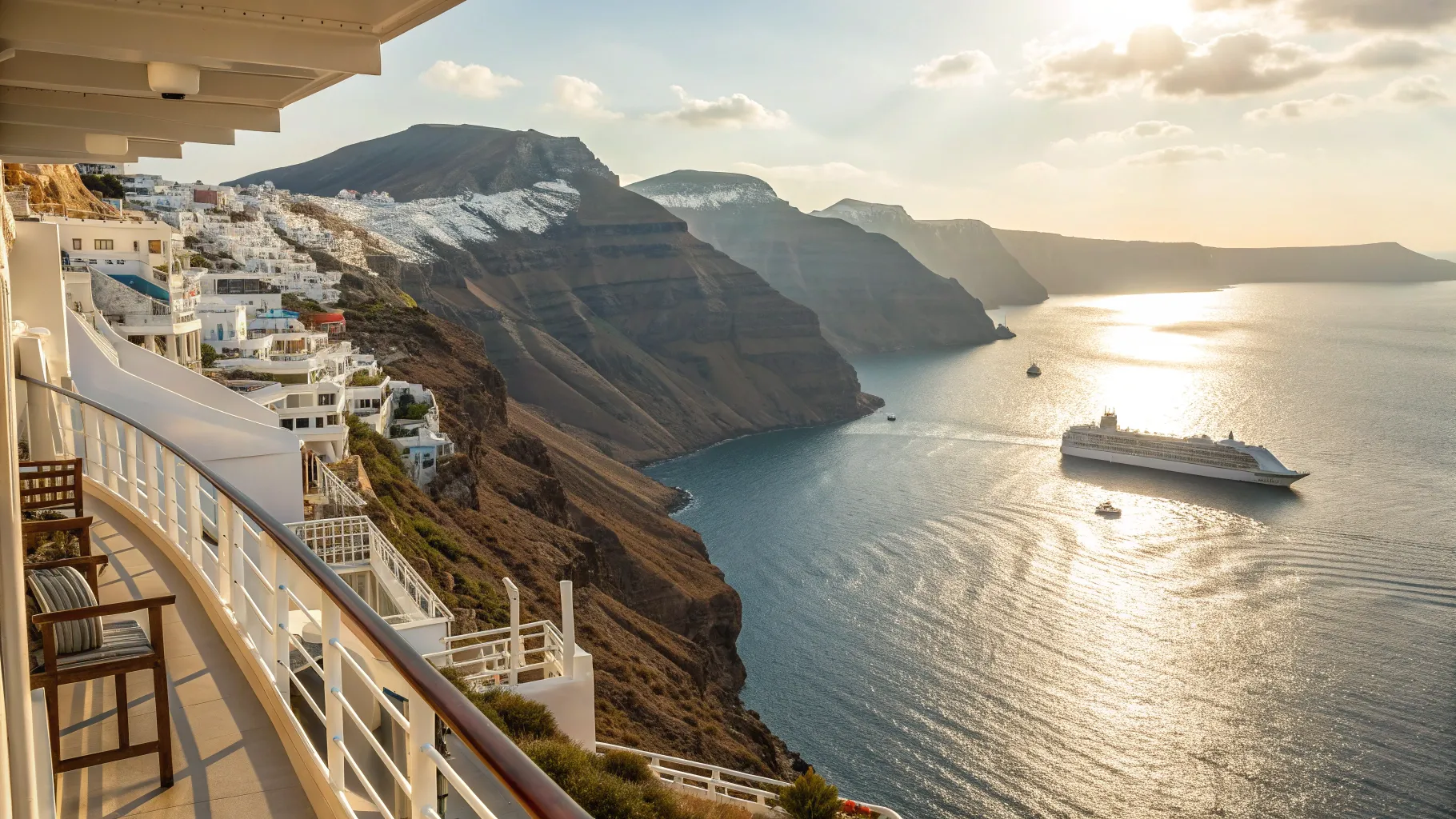 Barcelona to Greek Isles Cruise offers serene Mediterranean vistas and sunny landscapes.
