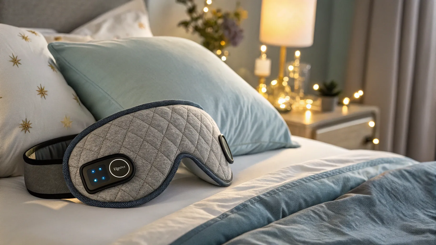 Read more about TIPS FOR BUYING A BLUETOOTH SLEEPING MASK in a cozy bedroom setting.