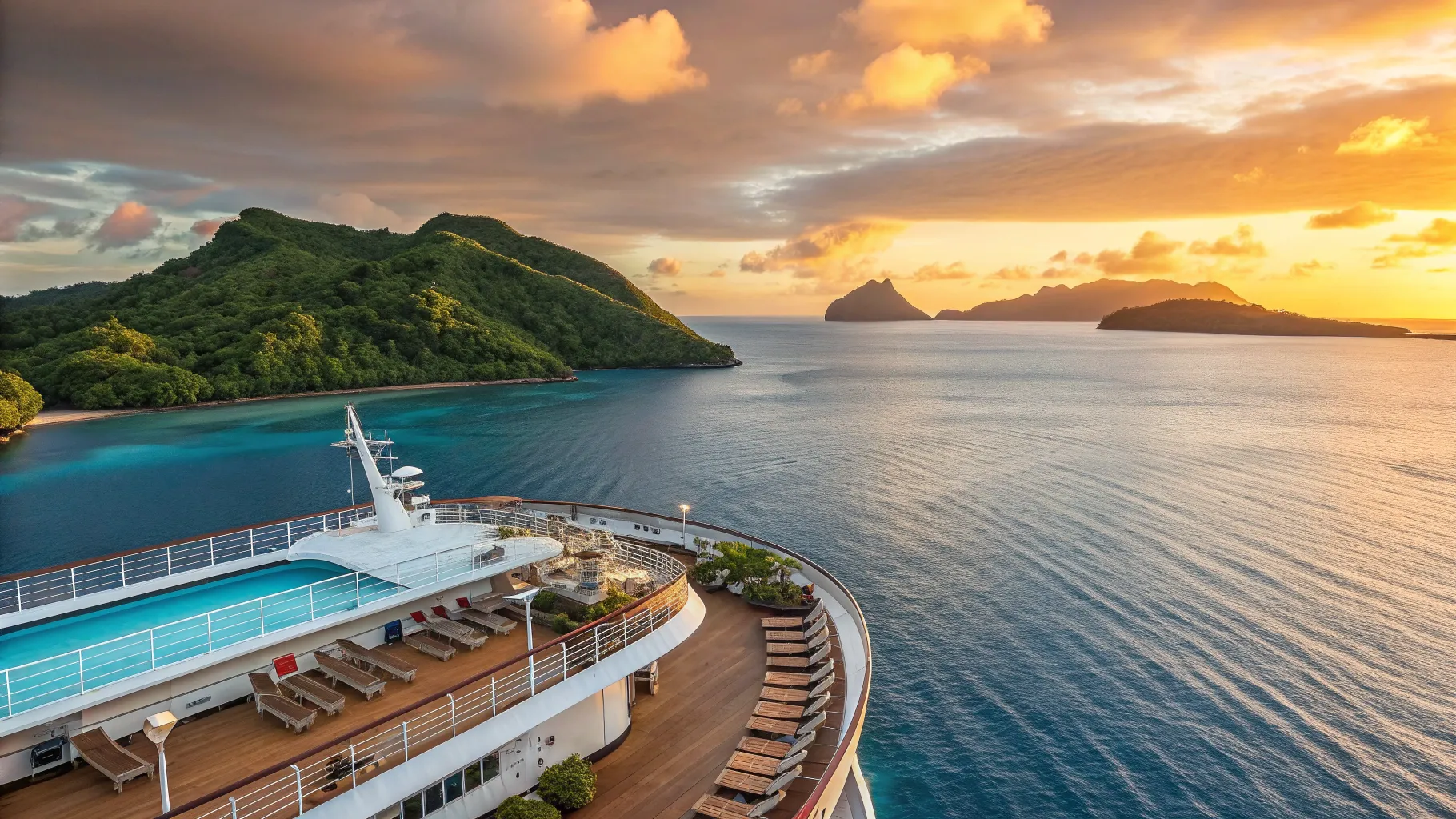 Australia to Hawaii Cruises offer breathtaking ocean views and stunning sunset vistas.